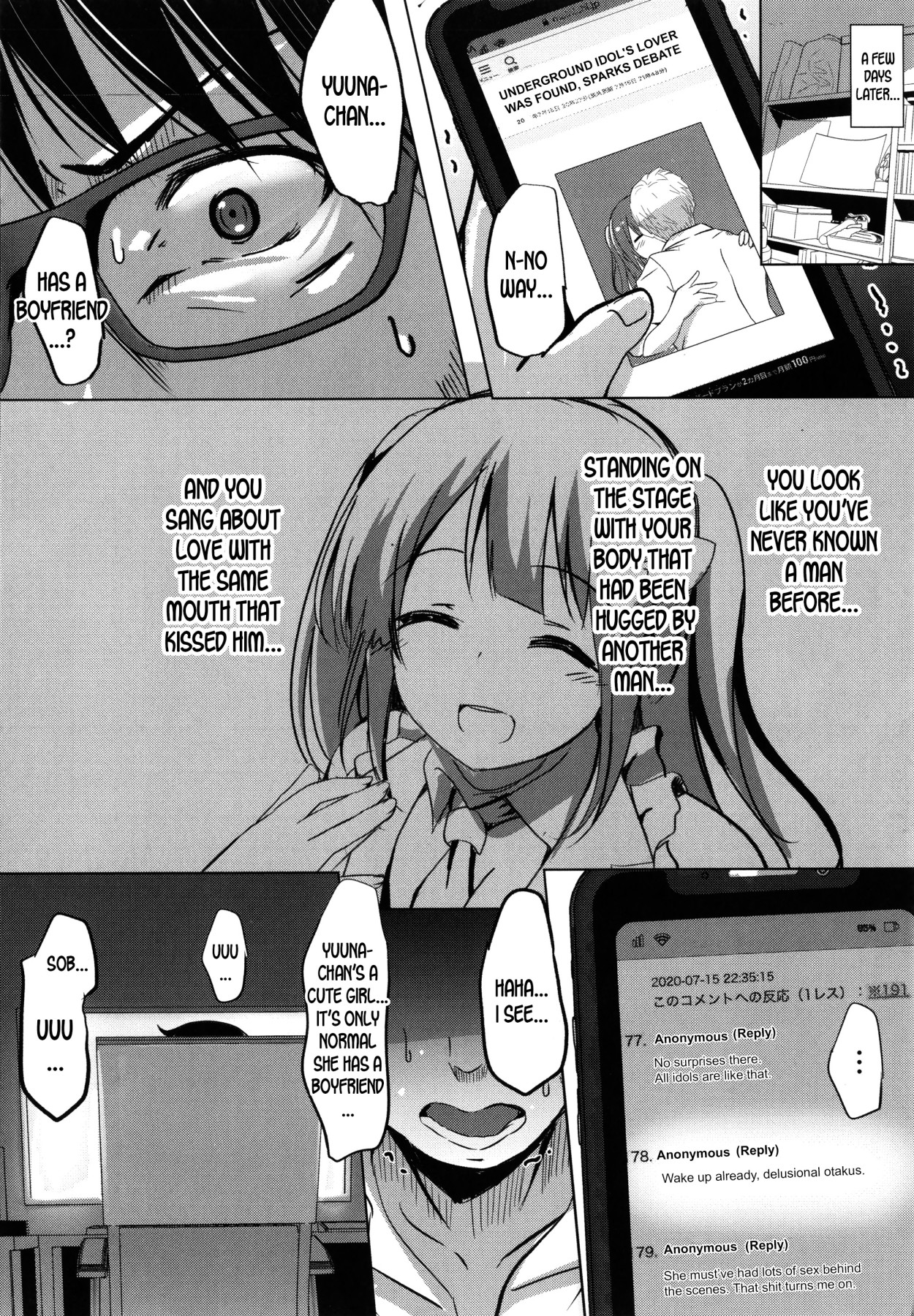 Hentai Manga Comic-Even if You Turn Into a Perverted Idol...-Read-4